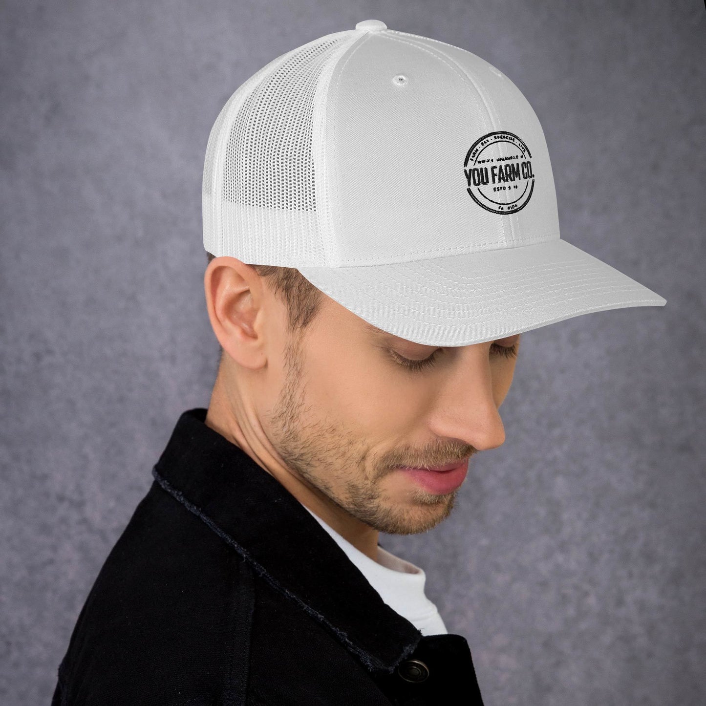 White Trucker Cap