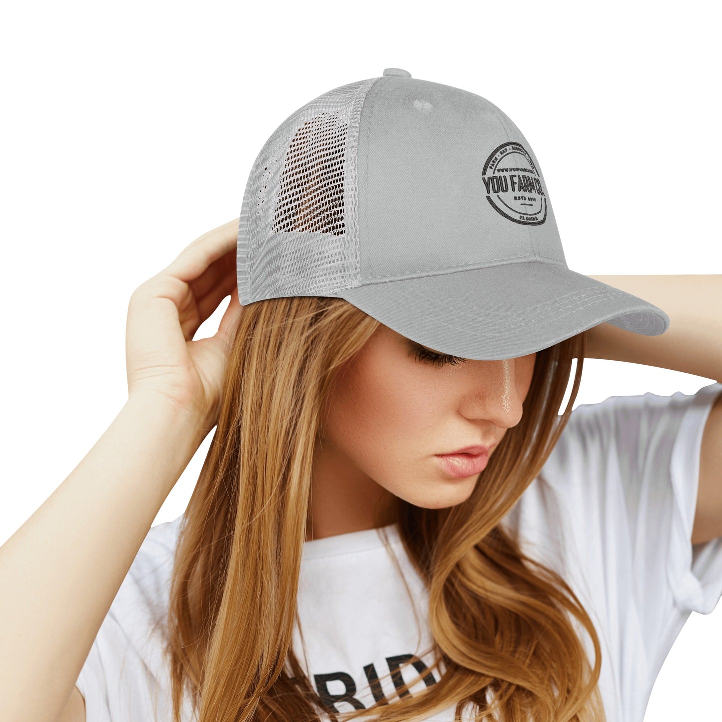Grid Mesh Baseball Cap