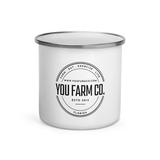 You Farm Co Enamel Mug