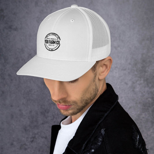 White Trucker Cap