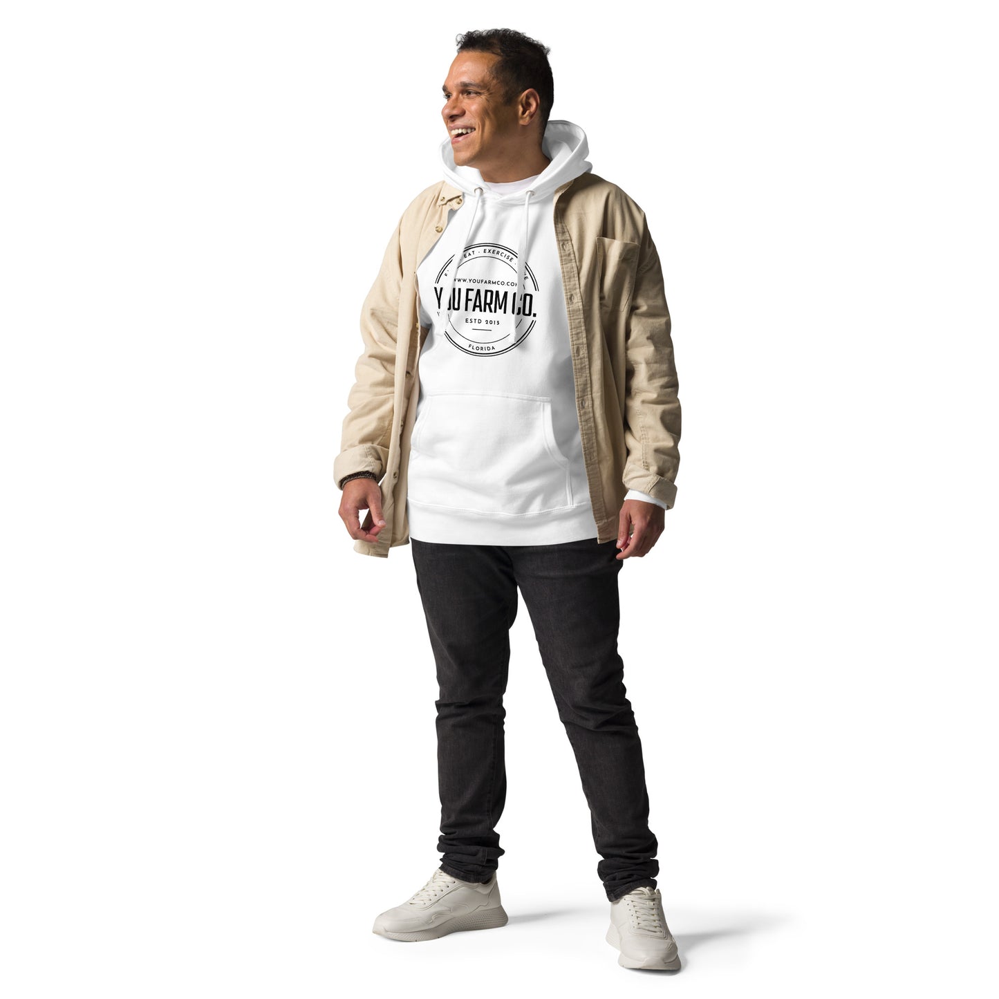 White Unisex Hoodie