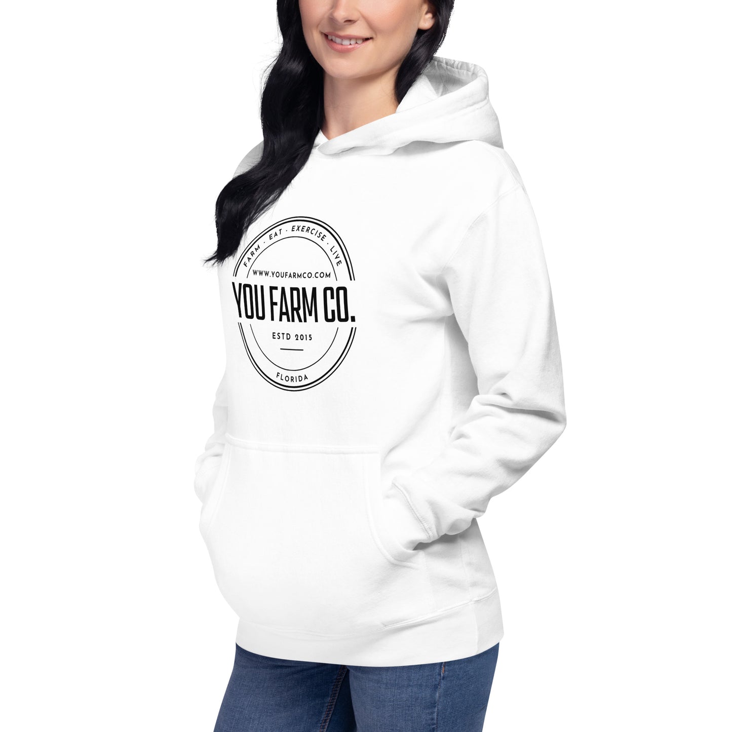 White Unisex Hoodie