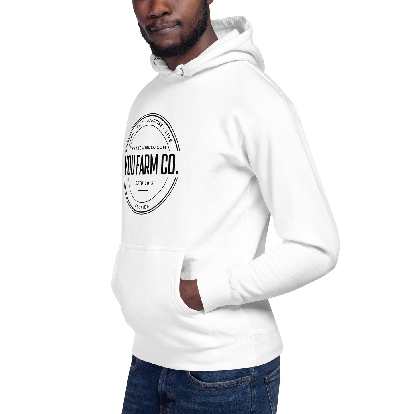 White Unisex Hoodie