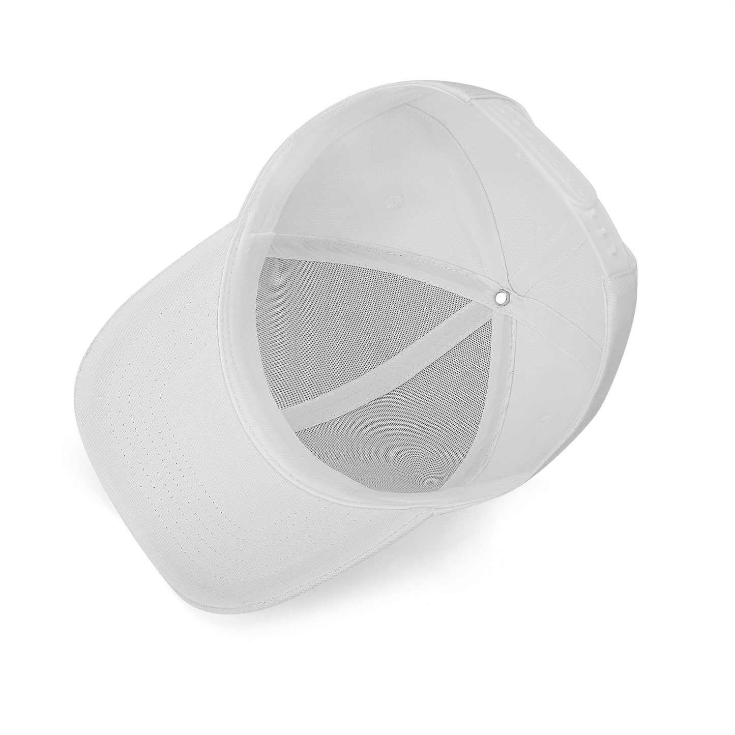 No Mesh Baseball Caps Grey/White