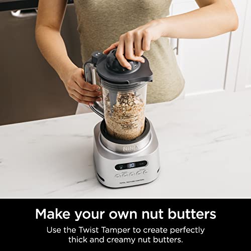 Ninja SS151 TWISTi Blender DUO, High-Speed 1600 WP Smoothie Maker & Nutrient Extractor* 5 Functions Smoothie, Spreads & More, smartTORQUE, 34-oz. Pitcher & (2) To-Go Cups, Gray